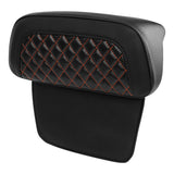 C.C. RIDER Touring Seat Driver Passenger Seat With Backrest For Harley Touring Street Glide Road Glide Electra Glide, Black Orange, 2008-2023