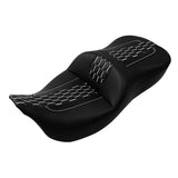 C.C. RIDER Touring Seat Driver Passenger Seat 2 Up Seat For FL Touring Road King Electra Glide Road Glide, 2009-2024