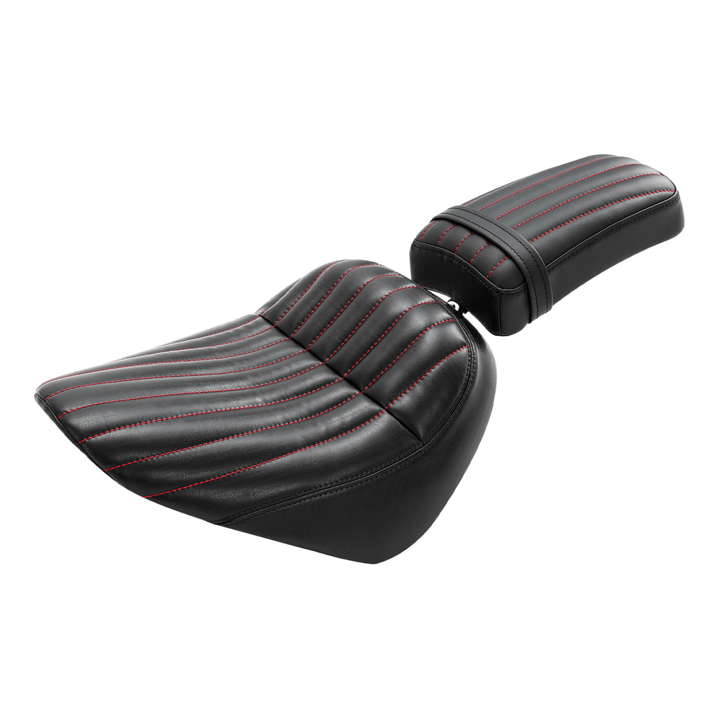 C.C. RIDER Softail Seat Driver And Passenger Seat 2 Up Seat For Street Bob Softail Standard FXBB FXST 2018-2024