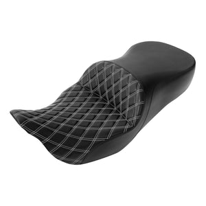 C.C. RIDER Touring Seat Driver Passenger Seat 2 Up Seat For FL Touring Road King Electra Glide Road Glide, 2009-2023