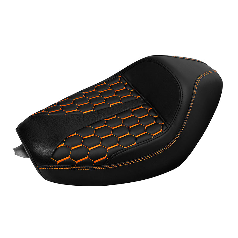 RIDER Harley Sportster Seat Honeycomb Stitching Seat For Sportster Iron 883 Iron1200 XL883 XL1200 Custom Motorcycle Seat, 2010-2023