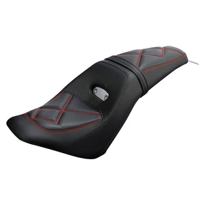 C.C. RIDER Indian Scout 2 Up Seat Driver Passenger Sport Seat For Indian Scout Sixty 100th Aniversary Scout ABS, 2015-2024