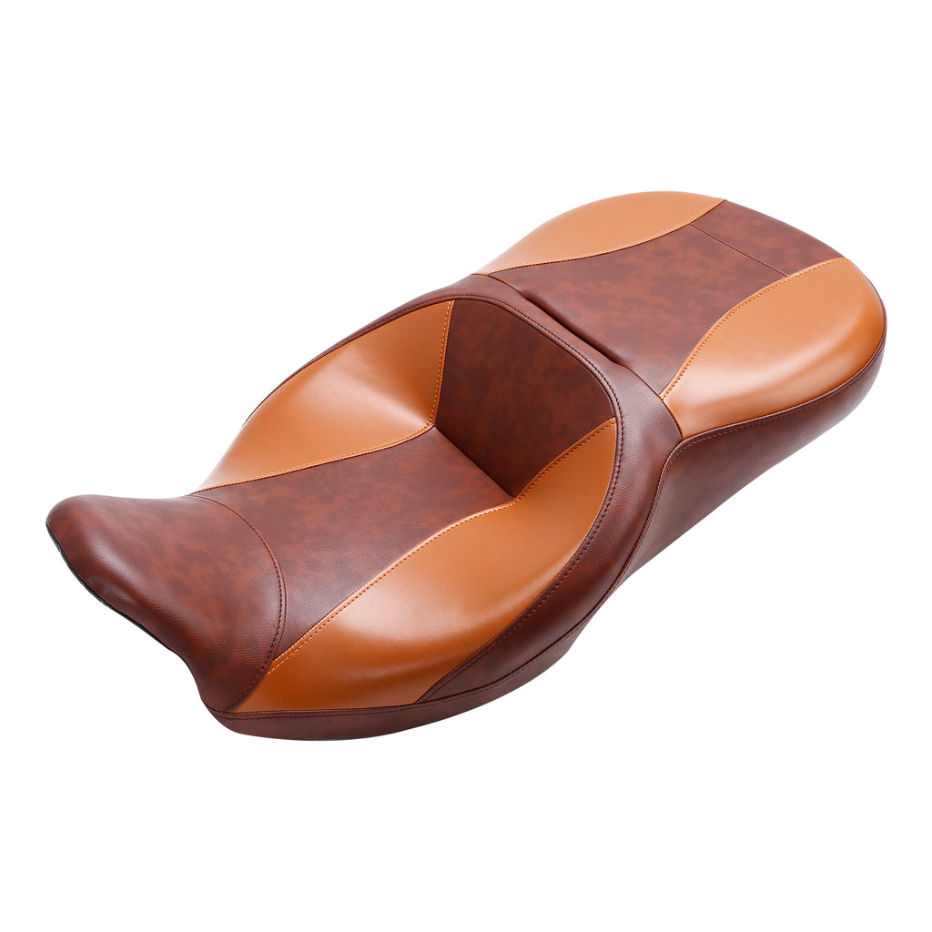 C.C. RIDER Touring Seat 2 Up Seat Driver Passenger Seat For Harley CVO Road Glide Electra Glide Street Glide Road King, 2009-2023