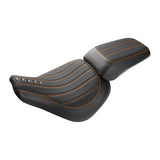 C.C.RIDER Softail Fat Boy Passenger And Driver Seat Deep Bucket Design Two Piece Seat For Harley Fatboy 114 FLFB FLFBS, 2018-2025