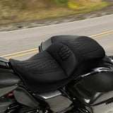 C.C. RIDER Touring Seat Driver Passenger Seat 2 Up Seat For FL Touring Road King Electra Glide Road Glide, 2009-2023