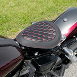 C.C.Rider Dyna Solo Spring Seat Chopper Style Motorcycle Seat Honeycomb For FXD / FXDWG Dyna Models Switchback Super Glide, 2007-2017