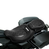 Gel Seat C.C. RIDER Touring Seat Low Profile Driver Passenger Seat For Road Glide Street Glide Road King, 2009-2023