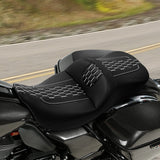 C.C. RIDER Touring Seat Driver Passenger Seat 2 Up Seat For FL Touring Road King Electra Glide Road Glide, 2009-2023