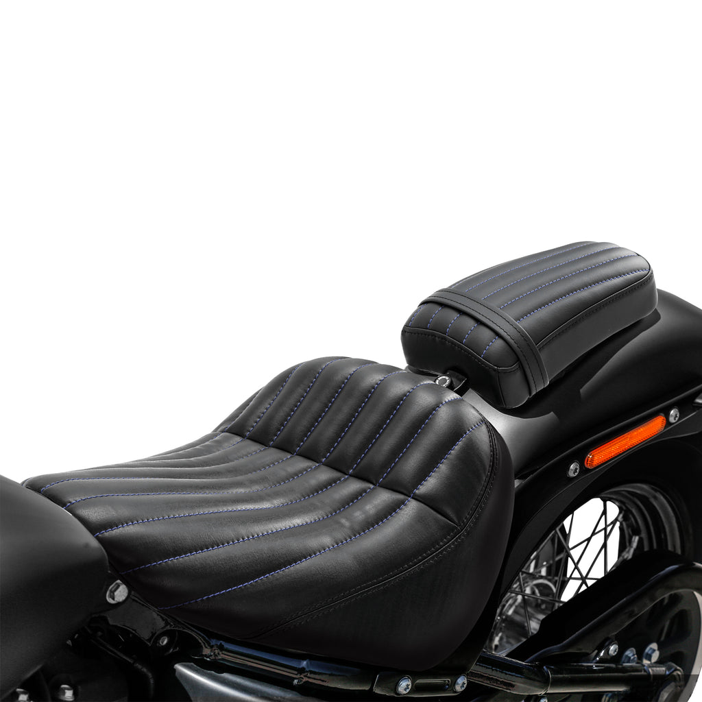 C.C. RIDER Softail Seat Driver And Passenger Seat 2 Up Seat For Street Bob Softail Standard FXBB FXST 2018-2024