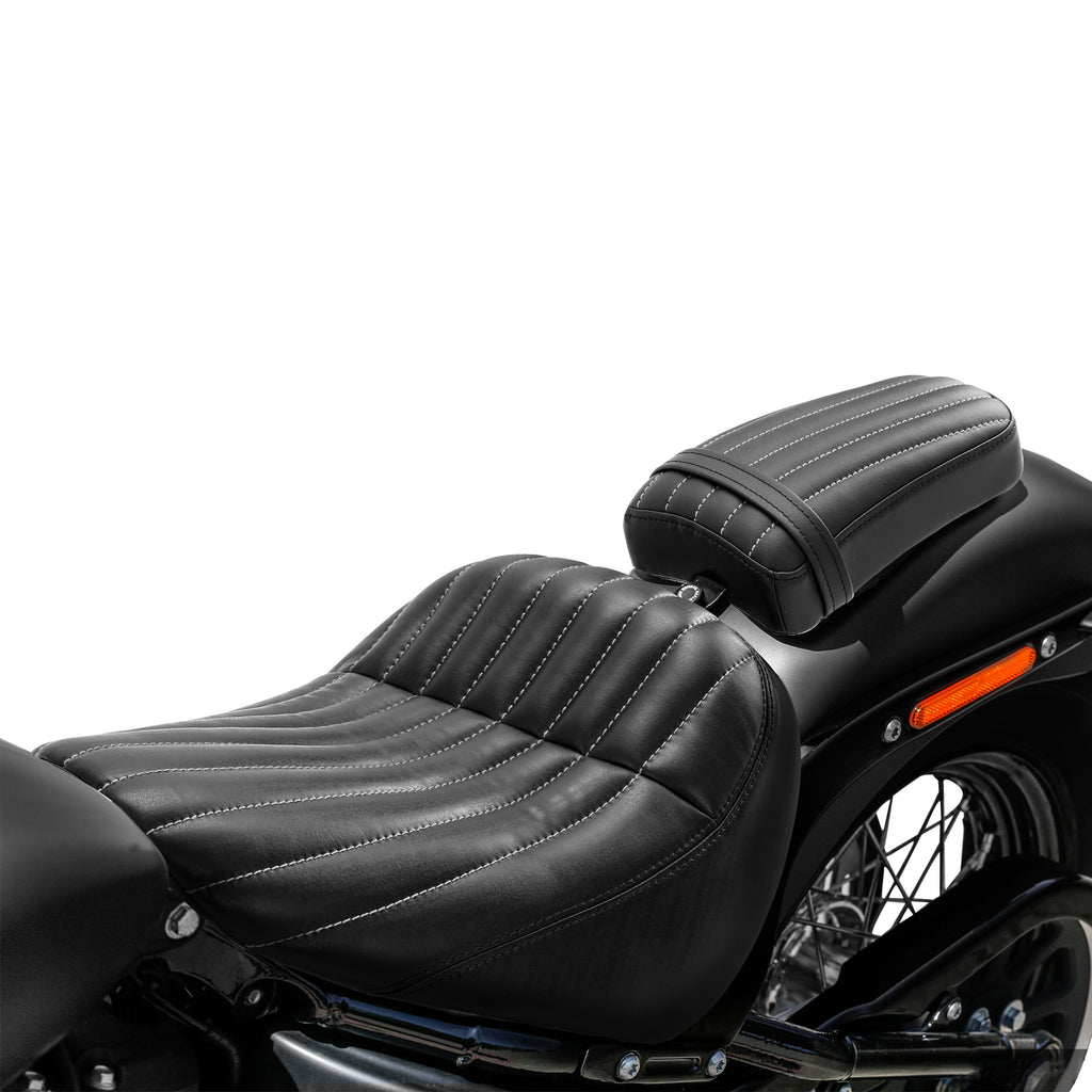 C.C. RIDER Softail Seat Driver And Passenger Seat 2 Up Seat For Street Bob Softail Standard FXBB FXST 2018-2024