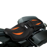 Gel Seat C.C. RIDER Touring Seat Low Profile Driver Passenger Seat For Road Glide Street Glide Road King, 2009-2023