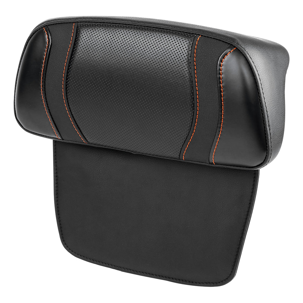 C.C. RIDER Razor Chopped Pack Trunk Backrest Passenger Backrest Pad For Harley Touring CVO Road Glide Electra Glide Road King, 2014-2025