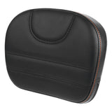 C.C. RIDER Touring Seat Two Piece Low Profile Driver Passenger Seat With Backrest For Road Glide Street Glide Road King, Black Orange, 2009-2023