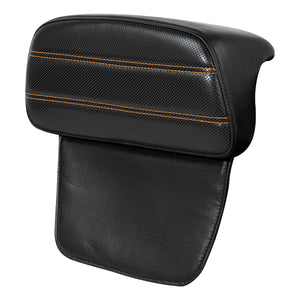 C.C. RIDER Razor Chopped Pack Trunk Backrest Passenger Backrest Pad For Harley Touring CVO Road Glide Street Glide Road King, 2014-2025