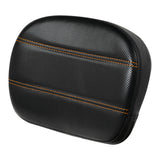 C.C. RIDER Touring Seat Two Piece 2 Up Seat Low Profile Driver Passenger Seat With Backrest For Road Glide Street Glide Road King, 2009-2023