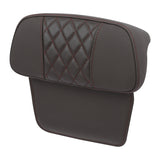 C.C. RIDER Razor Chopped Pack Trunk Backrest Passenger Backrest Pad For Harley Touring CVO Road Glide Street Glide Road King, Brown, 2014-2025