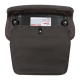 C.C. RIDER Razor Chopped Pack Trunk Backrest Passenger Backrest Pad For Harley Touring CVO Road Glide Street Glide Road King, Brown, 2014-2025