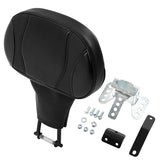 C.C. RIDER Rider Backrest 2 Up Seat Driver Backrest Pad For Harley Touring CVO Street Glide Road Glide Electra Glide Road King, 1988-2025