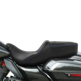 Gel Seat C.C. RIDER Touring Seat 2 Up Seat Driver Passenger Seat For Harley CVO Road Glide Electra Glide Street Glide Road King, 2009-2024