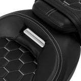 Gel Seat C.C. RIDER Two-Piece 2-Up Seat Bullet For Harley Touring CVO Electra Street Glide 2009-2023