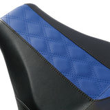 C.C. RIDER Softail Step Up Seat 2 up Seat Lattice Stitching For Softail Standard Street Bob FXBB Standard FXST, 2018-2025