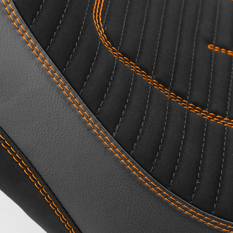 C.C. RIDER Softail Seat 2 up Driver And Passenger Seat Chopper Seats Alcantara Motorcycle Seats Cover Street Bob 114 FXBB 2018-2024