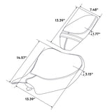 C.C. RIDER Z900 Front And Rear Carbon Fiber Pattern Stitching Seat Fit For Kawasaki Z900, 2017-2024