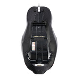 C.C. RIDER Touring Seat Driver Passenger Seat 2 Up Seat Alcantara Blue Trimming For FL Touring Road King Electra Glide Road Glide, 2009-2023