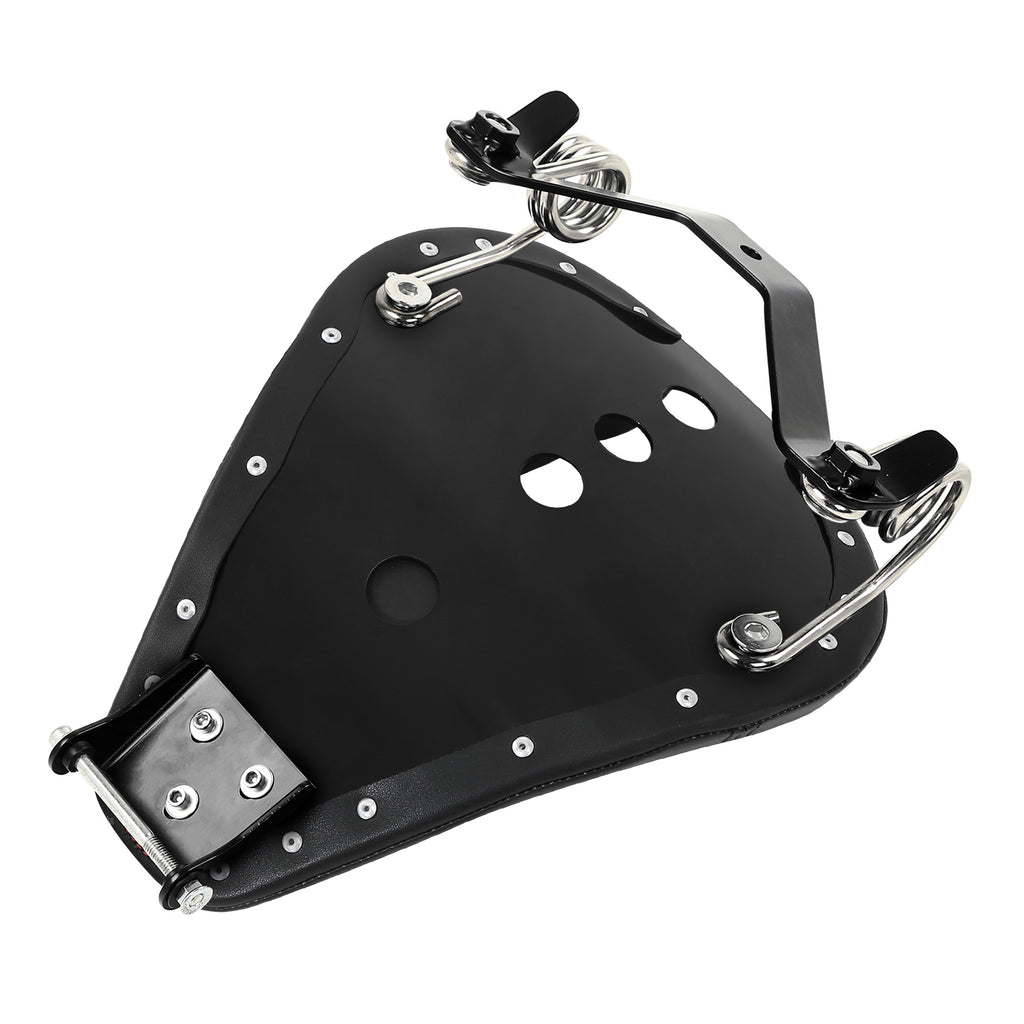 C.C. RIDER Noseless Sportster Seat Solo Spring Seat Torsion Type Motorcycle Solo Seat Iron 883 Iron 1200 Bobber Seat Chopper Seat 2004-2024