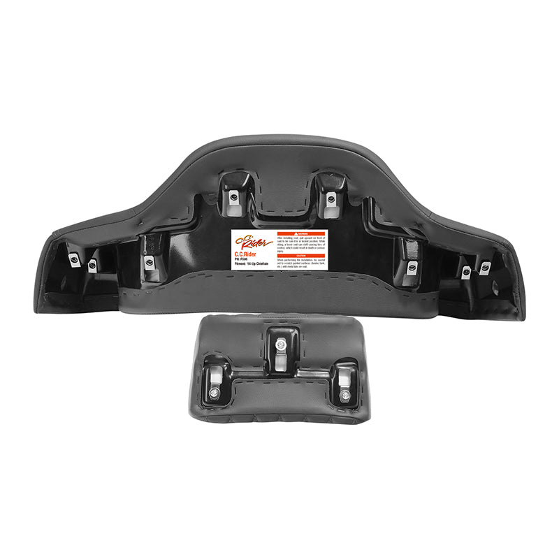 C.C.RIDER Indian Chieftain Passenger Backrest Pad King Touring Trunk Backrest, 2014-2025