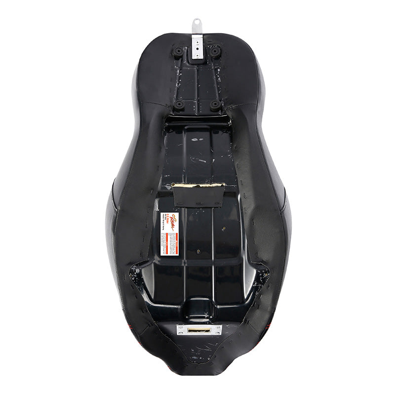 C.C. RIDER Touring Seat Driver Passenger Seat 2 Up Seat Honeycomb Stitch For FL Touring Road King Electra Glide Road Glide, 2009-2023