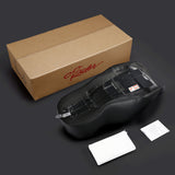 C.C. RIDER Touring Seat Driver Passenger Seat 2 Up Seat Black Red Lattice Stitching For FL Touring Road King Electra Glide Road Glide, 2009-2023