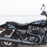 C.C. RIDER Street Seat 2 Up Seat Custom Motorcycle Seat Blue Stitiching For Street 500 750 XG500 XG750, 2015-2023