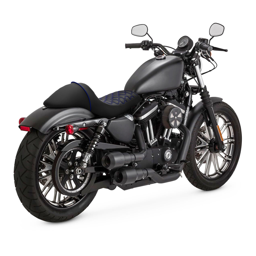C.C. RIDER Sportster Seat Solo Seat 3.3 Gallon Tank Sportster Seat For Iron 883 Iron 1200 XL883 XL1200, 2004-2023