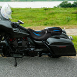 Gel Seat C.C. RIDER Touring Seat Low Profile Driver Passenger Seat For Road Glide Street Glide Road King, 2009-2023