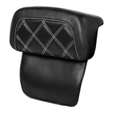 Gel Seat C.C. RIDER Touring Seat Two Piece 2 Up Seat Low Profile Driver Passenger Seat Octane For Road Glide Street Glide Road King, 2009-2023