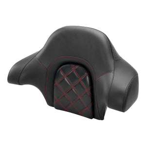 C.C. RIDER King Passenger Backrest King Touring Pack Trunk Backrest For Touring Road Glide Electra Glide Street Glide Road King, 2014-2025