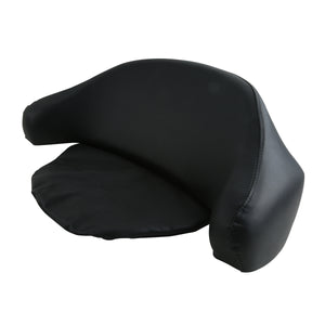 C.C. RIDER King Passenger Backrest Pad Box Trunk Back Rest Black For Harley Touring 1997-2013