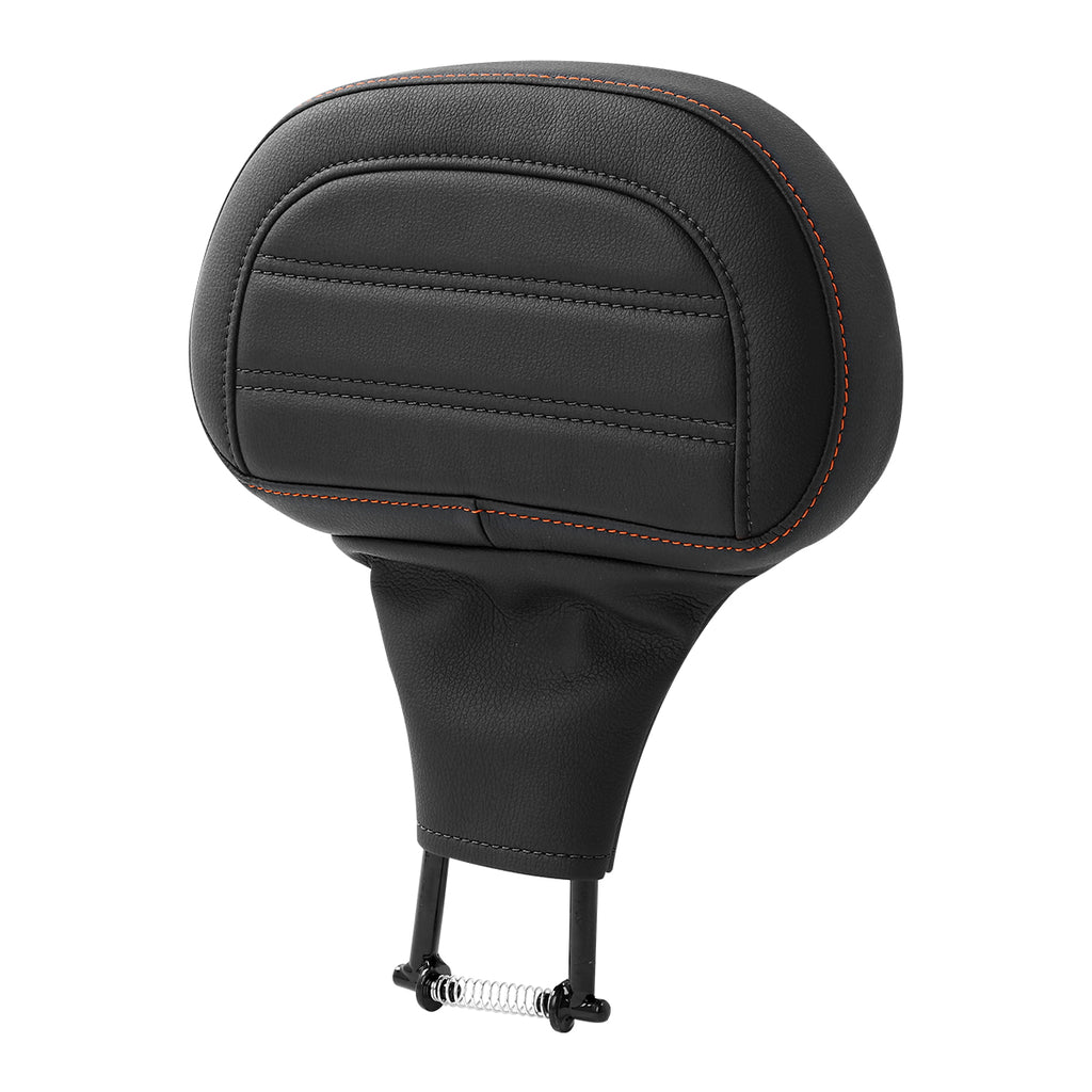 C.C. RIDER Rider Backrest 2 Up Seat Driver Backrest Pad Rally For Harley Touring CVO Street Glide Road Glide Electra Glide Road King, 1988-2025