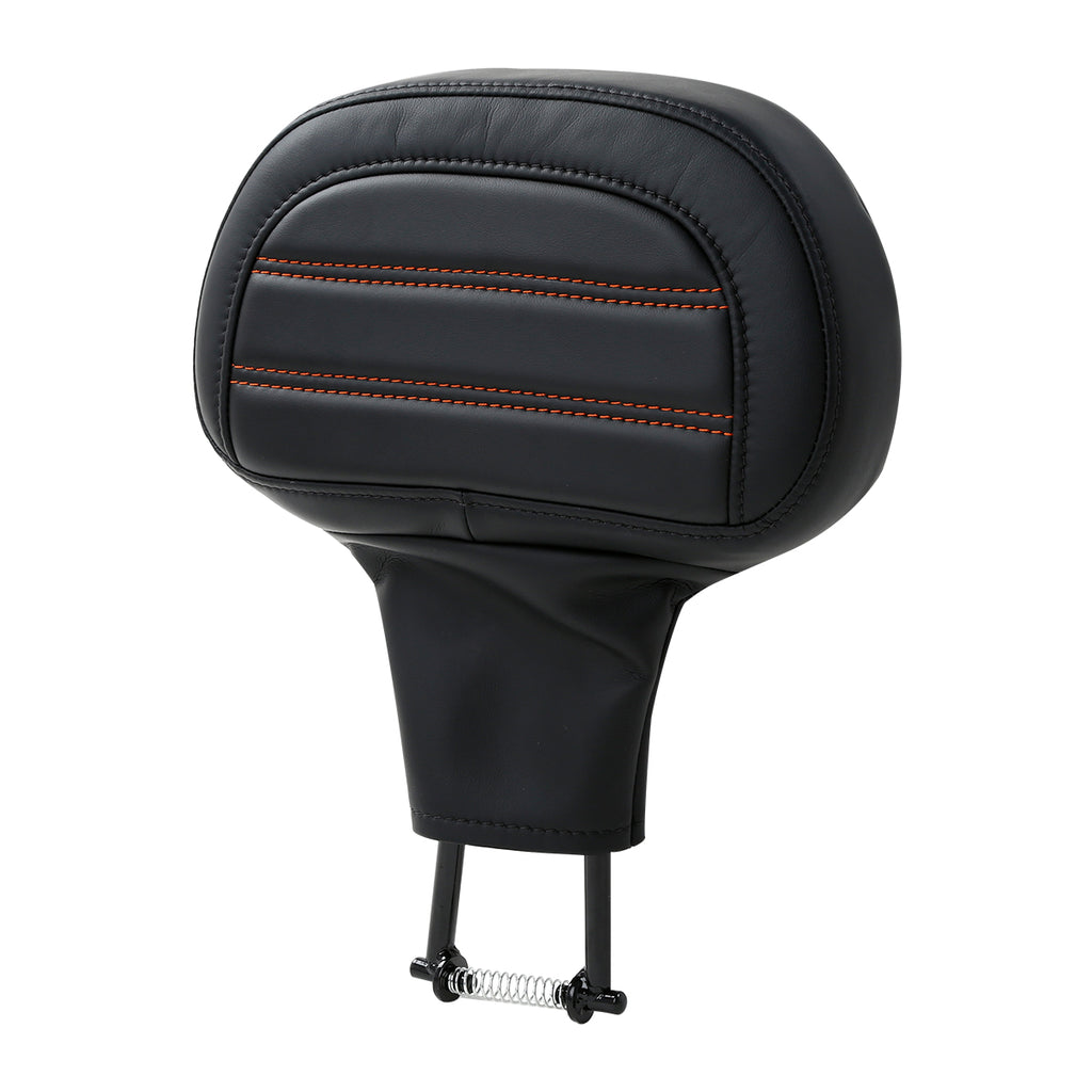 C.C. RIDER Rider Backrest 2 Up Seat Driver Backrest Pad Rally For Harley Touring CVO Street Glide Road Glide Electra Glide Road King, 1988-2025