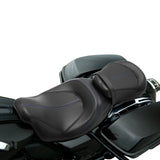 C.C. RIDER Touring Seat Two Piece 2 Up Seat Low Profile Driver Passenger Seat Meridian For Road Glide Street Glide Road King, 2009-Later SC231 CCRiderseats 