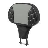 C.C. RIDER Rider Backrest 2 Up Seat Driver Backrest Pad For Harley Touring CVO Street Glide Road Glide Electra Glide Road King, 1988-2023