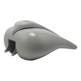 C.C. RIDER Touring Seat Solo Seat Low Profile Driver Seat Black Honeycomb With 6.6 Gallon PYO/Bagger Nation Stretched Gas Tank Fit For Harley Touring Street Glide Road Glide Road King, 2008-2024