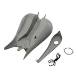 C.C. RIDER Touring Seat Solo Seat Low Profile Driver Seat Black Honeycomb With 6.6 Gallon PYO/Bagger Nation Stretched Gas Tank Fit For Harley Touring Street Glide Road Glide Road King, 2008-2024