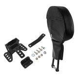C.C. RIDER Rider Backrest 2 Up Seat Driver Backrest Pad For Harley Touring CVO Street Glide Road Glide Electra Glide Road King, 1988-2025