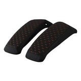C.C. RIDER Saddlebag Lid Covers Honeycomb Stitching For Harley Touring Street Road Glide 2014-2023