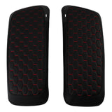 C.C. RIDER Saddlebag Lid Covers Honeycomb Stitching For Harley Touring Street Road Glide 2014-2023