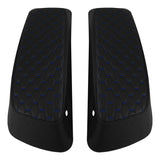 C.C. RIDER Saddlebag Lid Covers Honeycomb Stitching For Harley Touring Street Road Glide 2014-2023
