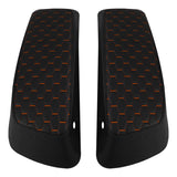 C.C. RIDER Saddlebag Lid Covers Honeycomb Stitching For Harley Touring Street Road Glide 2014-2023