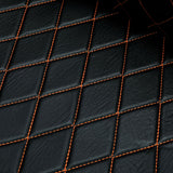Chopped Pack Trunk Carpet Liner Black Orange Fit For Harley Touring Electra Road Glide 2014-2024
